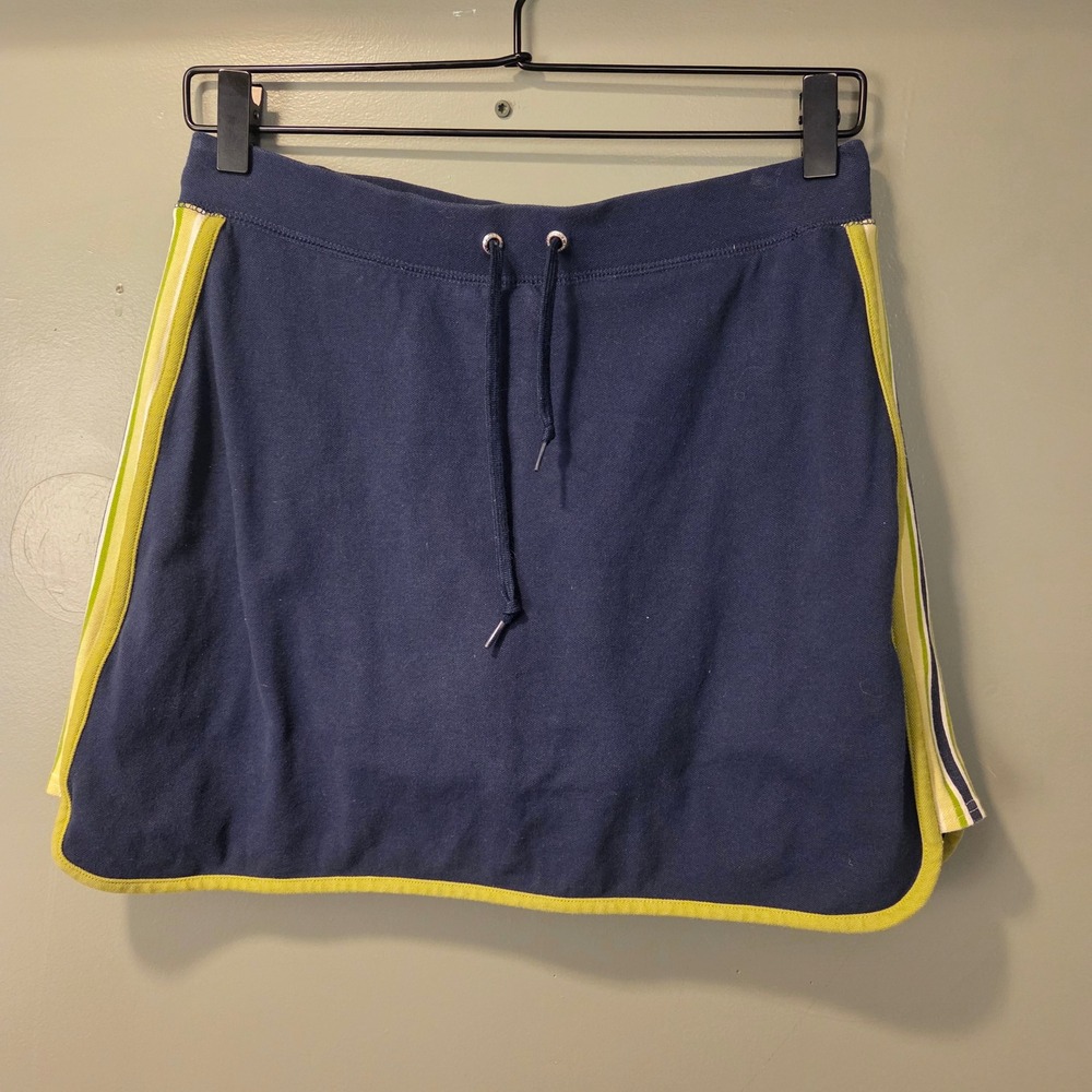 Gloria Vanderbilt Sport Women's Active Mini Skort Size‎ S Navy Blue & Green